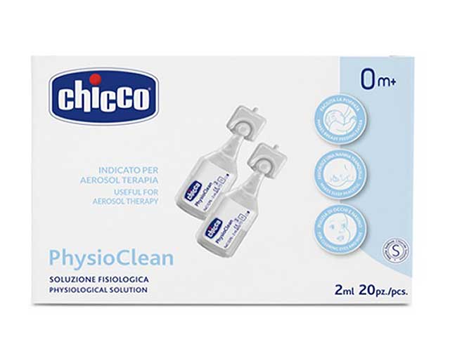 Chicco solutie nazala 0m+ PhysioClean 20 fiole x 2ml 101740