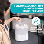 Chicco sterilizator electric digital cu uscator biberoane 0m+