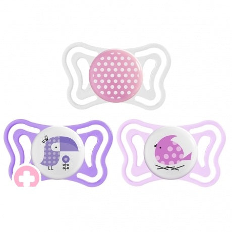 Chicco suzeta ortodontica Physio Forma Light 2-6 luni 2 buc Roz Imagine principală a produsului