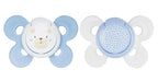 Chicco Suzeta silicon Physio Comfort forma ortodontica  0-6m+ Baieti 01