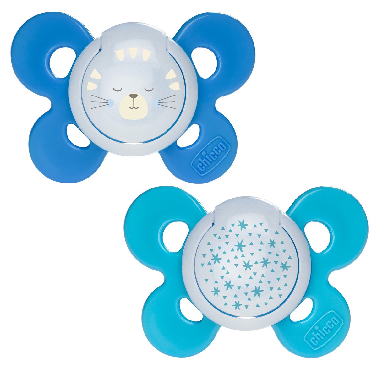 Chicco suzeta silicon Physio Comfort Night ortodontica 16-36m+ Baieti 01