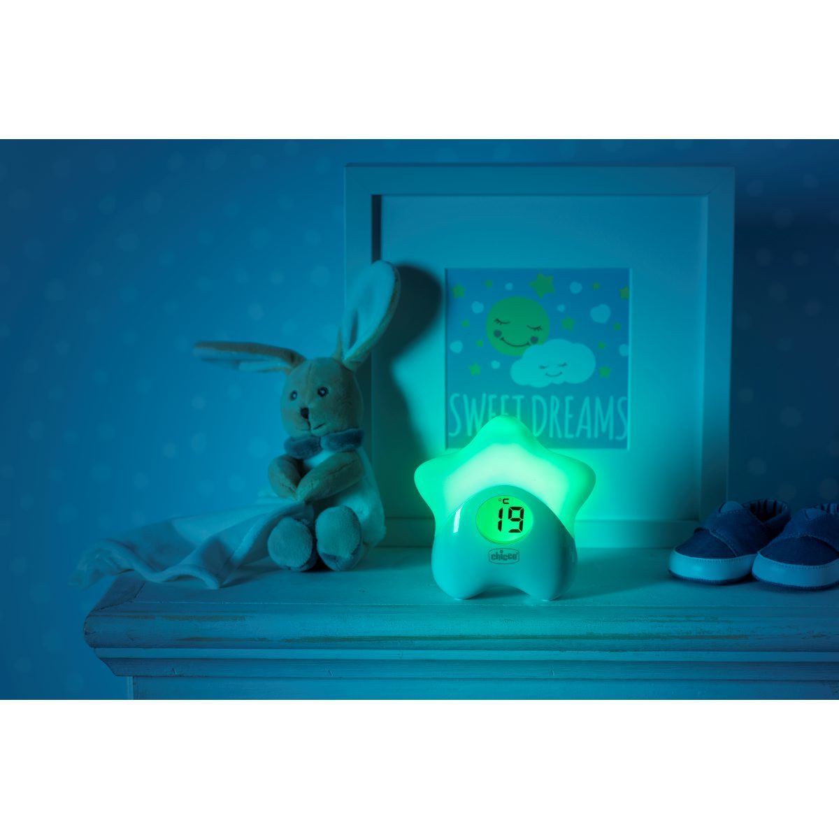 Chicco termometru camera si lumina de veghe Sweet Lights  06