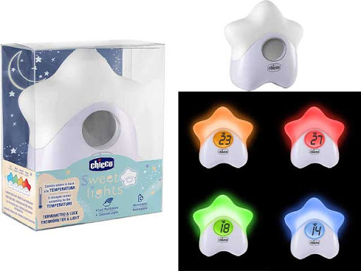 Chicco termometru camera si lumina de veghe Sweet Lights  05