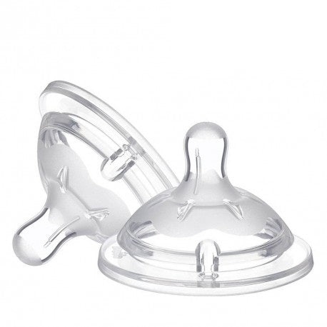 Chicco tetina silicon Natural Feeling cu flux variabil 4m+, 2 buc 01