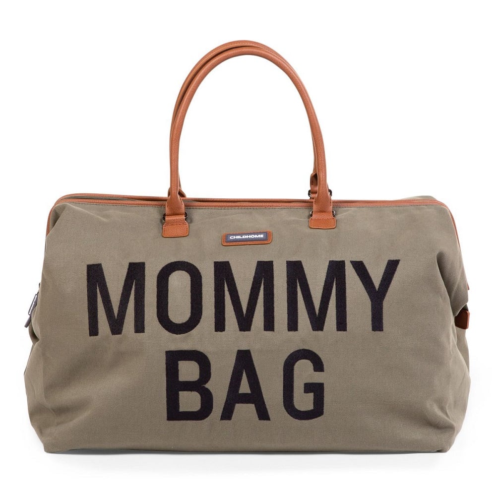 Childhome geanta mamici de infasat Mommy Bag 0m+, Kaki