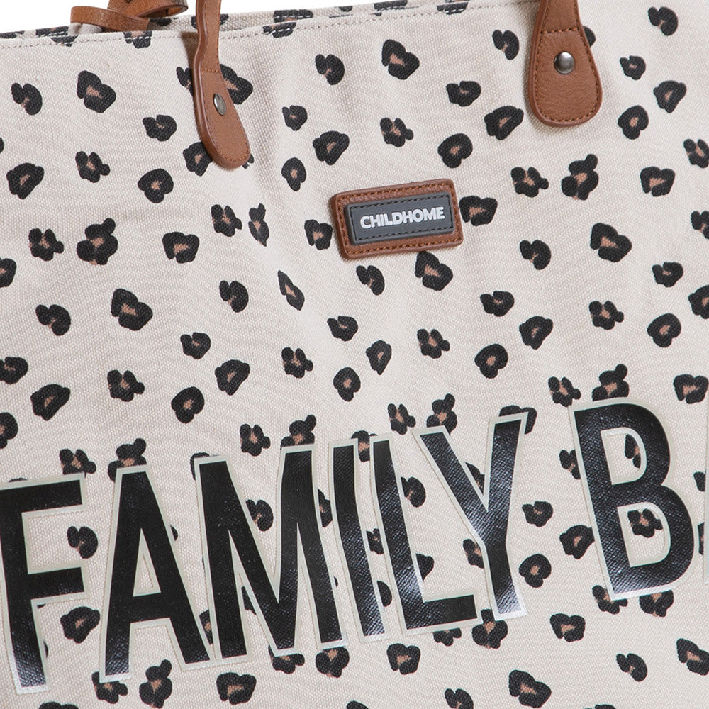 Childhome geanta mamici Family Bag 0m+, Lepard Imagine secundară a produsului