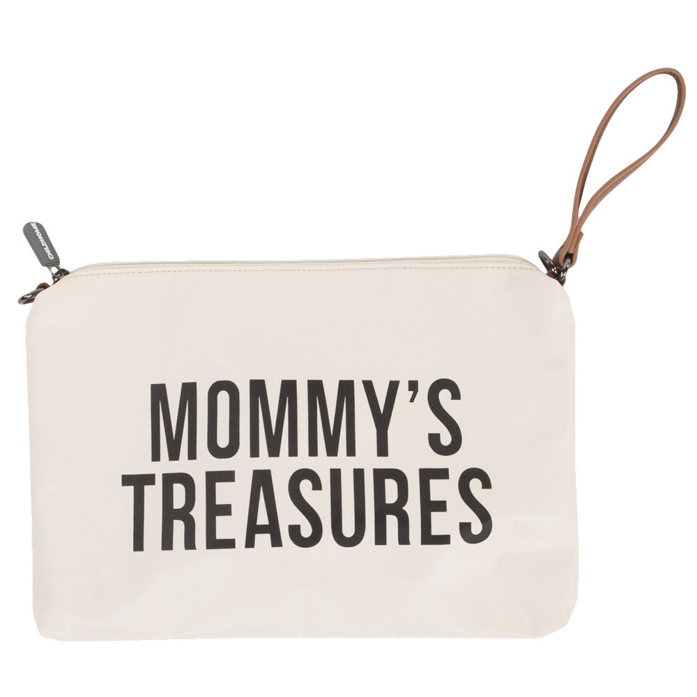 Childhome geanta mamici Mommy Clutch 33x23 cm 0m+, Alb