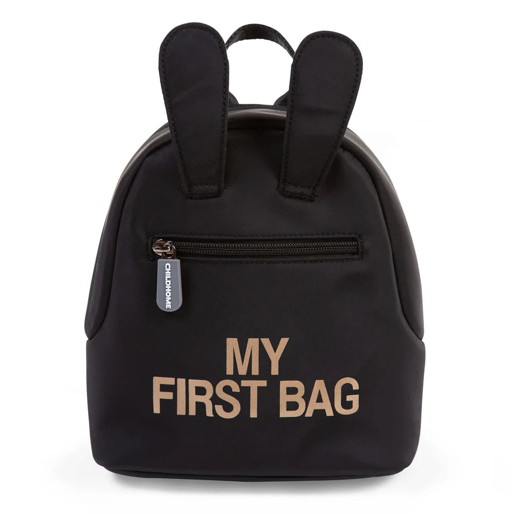 Childhome rucsac pentru copii My First Bag 18m+ Negru Imagine principală a produsului