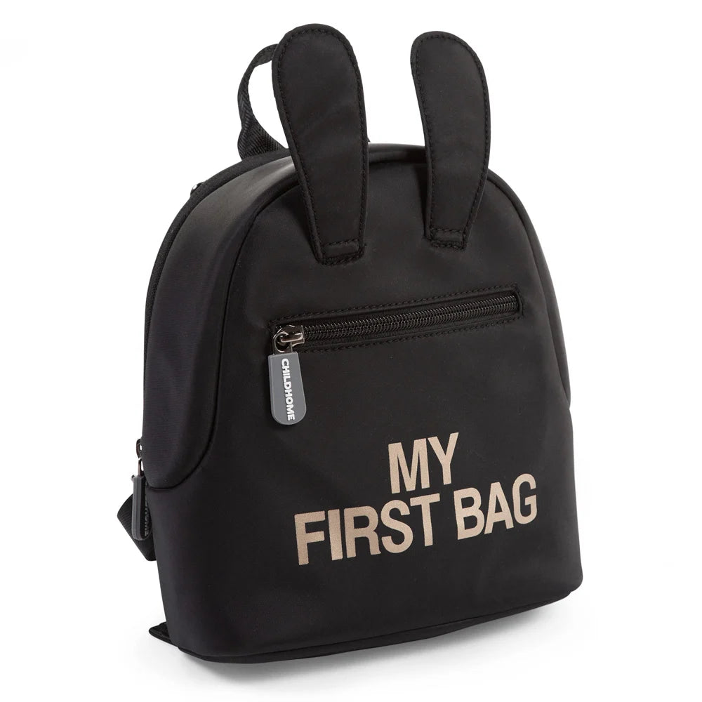 Childhome rucsac pentru copii My First Bag 18m+ Negru Imagine secundară a produsului