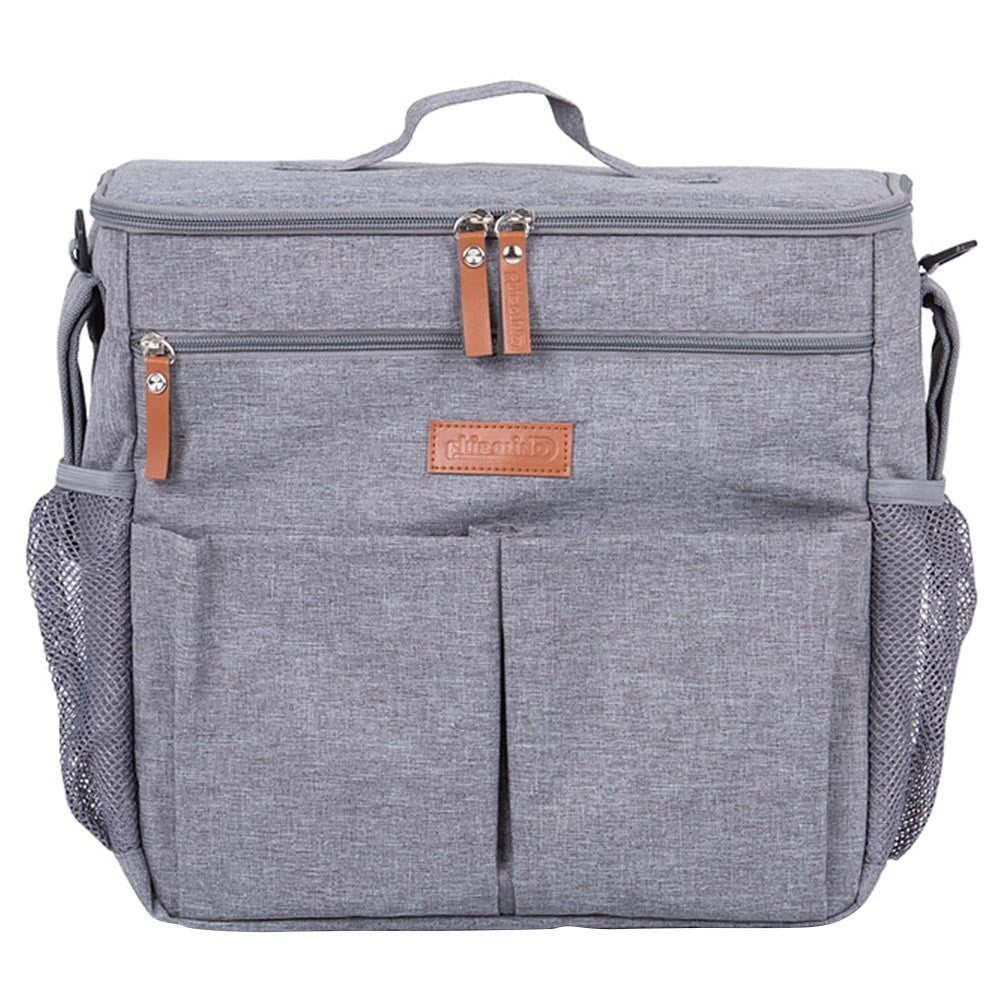 Chipolino geanta mamici tip rucsac termoizolanta 0m+, Graphite 01 Imagine principală a produsului