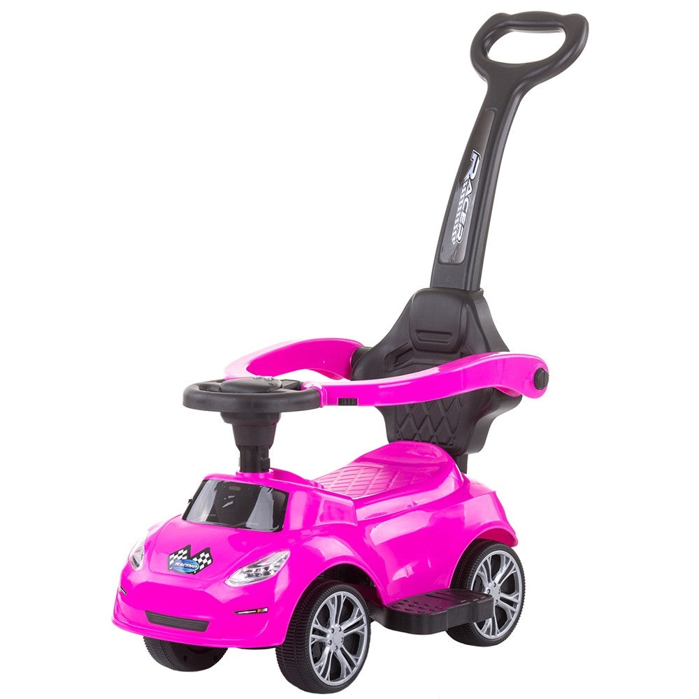 Chipolino masinuta de impins cu maner Turbo 3 ani+, pink 01
