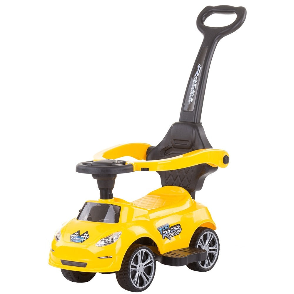 Chipolino masinuta de impins cu maner Turbo 3 ani+, yellow 01