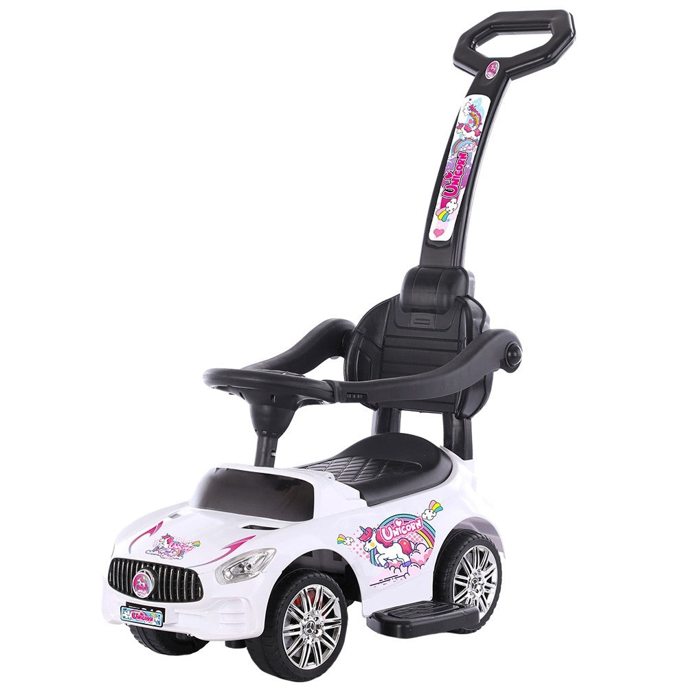 Chipolino masinuta de impins cu maner Unicorn 18m+, White  Imagine principală a produsului