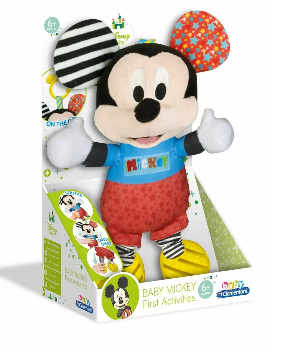Clementoni Baby jucarie plus zornaitoare 6m+, Mickey Mouse 01