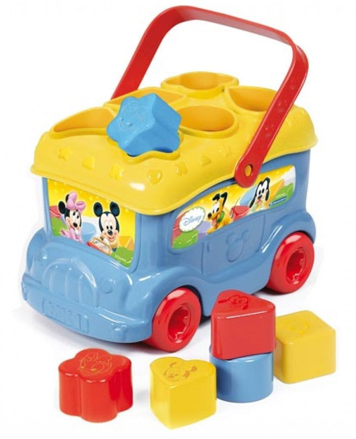 Clementoni jucarie autobuz cu forme de sortat - Mickey 01 Imagine principală a produsului