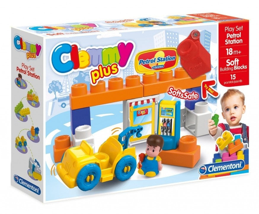 Clementoni jucarie Clemmy Plus - set benzinarie 01