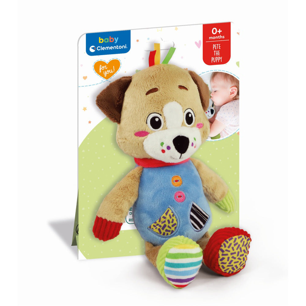 Clementoni Baby Jucarie de plus catelusul Pete 0m+