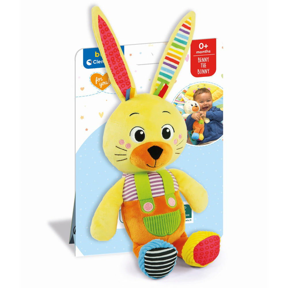 Clementoni Baby Jucarie de plus iepurasul Benny 0m+