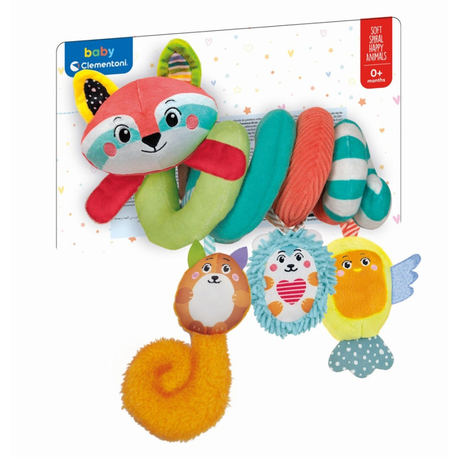 Clementoni Baby Jucarie de plus pentru carucior spirala cu animalute 0m+