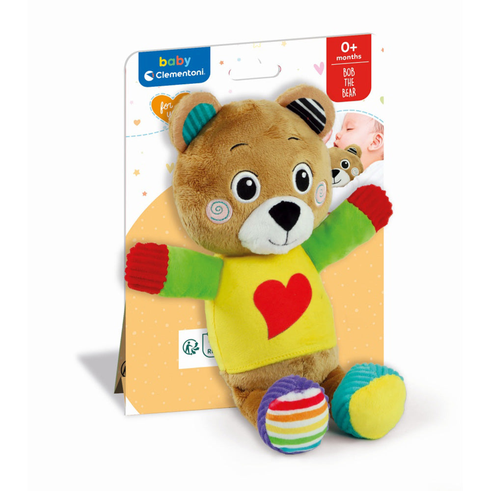 Clementoni Baby Jucarie de plus ursuletul Bob 0m+