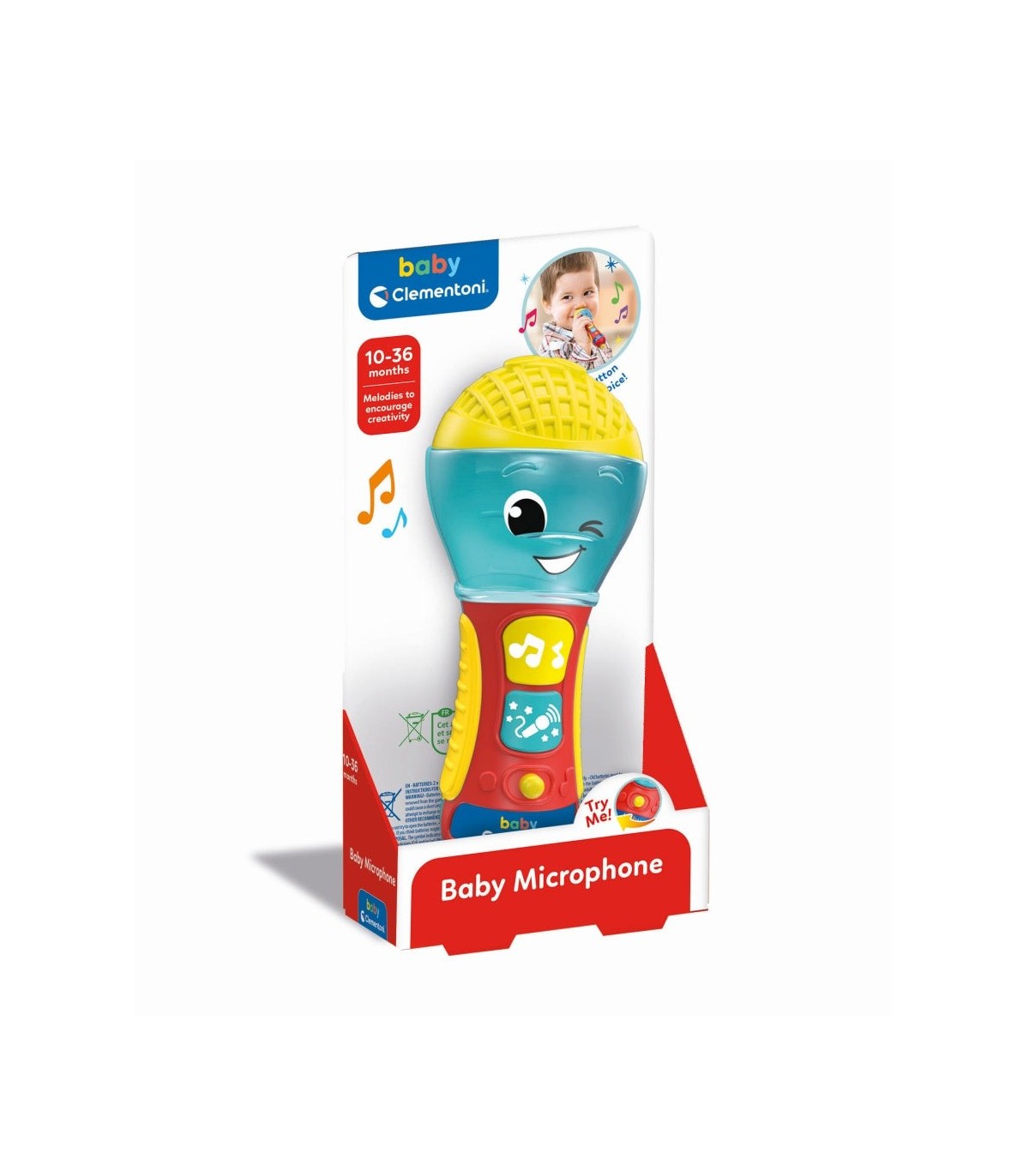 Clementoni Baby jucarie muzicala 10-36 luni Microfon