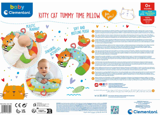 Clementoni Baby jucarie plus perna pentru bebe 0m+ Pisicute