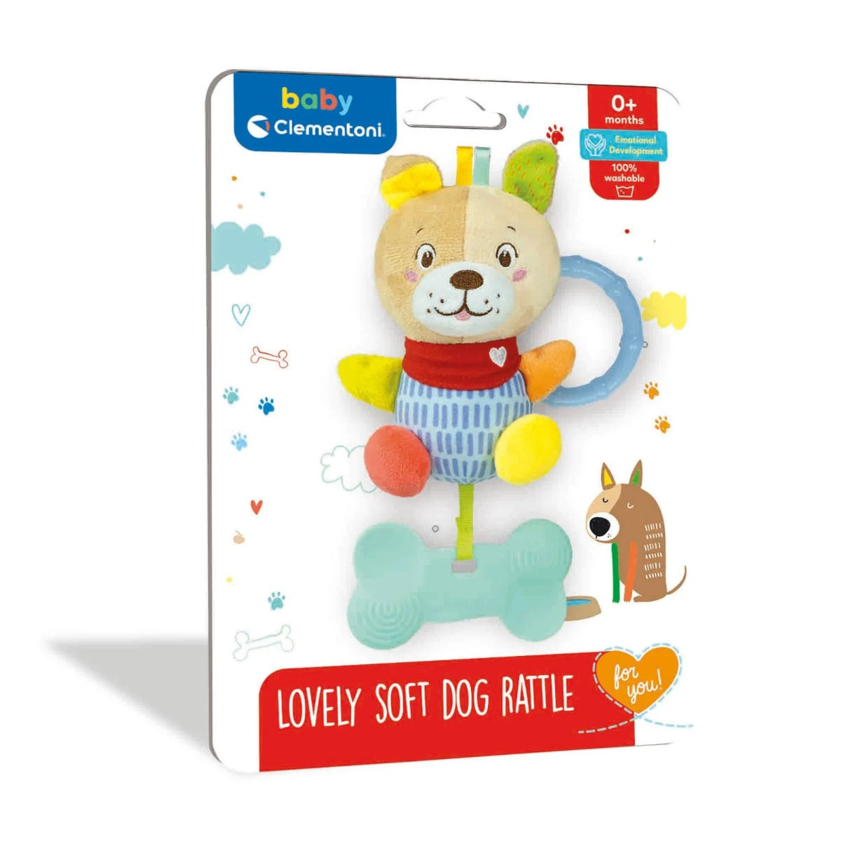 Clementoni Baby jucarie plus si zornaitoare 0m+ Catel Imagine principală a produsului