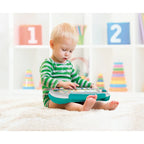 Clementoni Baby Pian interactiv cu 8 note muzicale 18m+ Animals