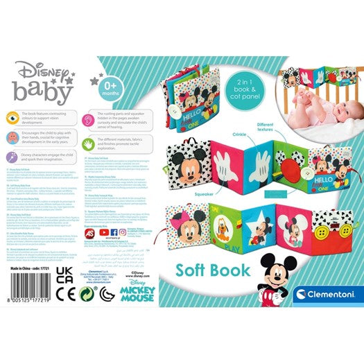 Clementoni Disney Baby Carte moale cu activitati 0m+