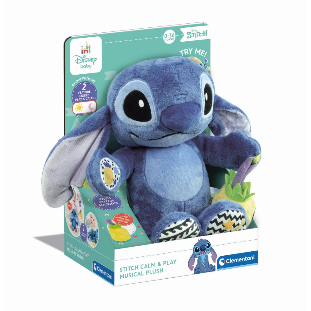 Clementoni Disney Jucarie educationala plus muzicala 0-36 luni Stitch