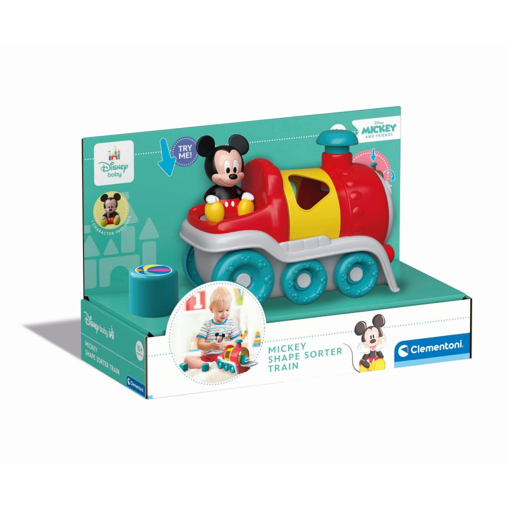 Clementoni Disney Tren de sortat forme 10m+ Mickey Imagine principală a produsului