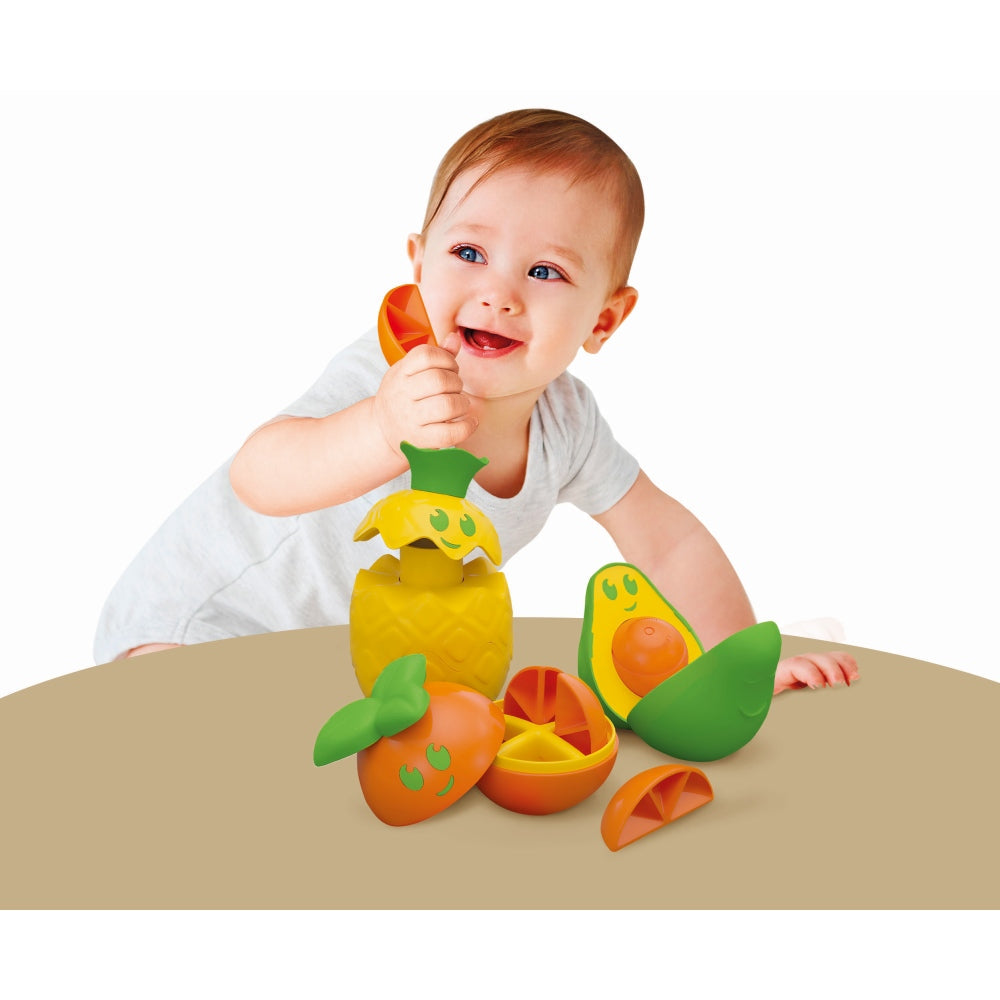Clementoni Joc educativ de logica cu fructe colorate 12-36 luni Fruit Puzzle