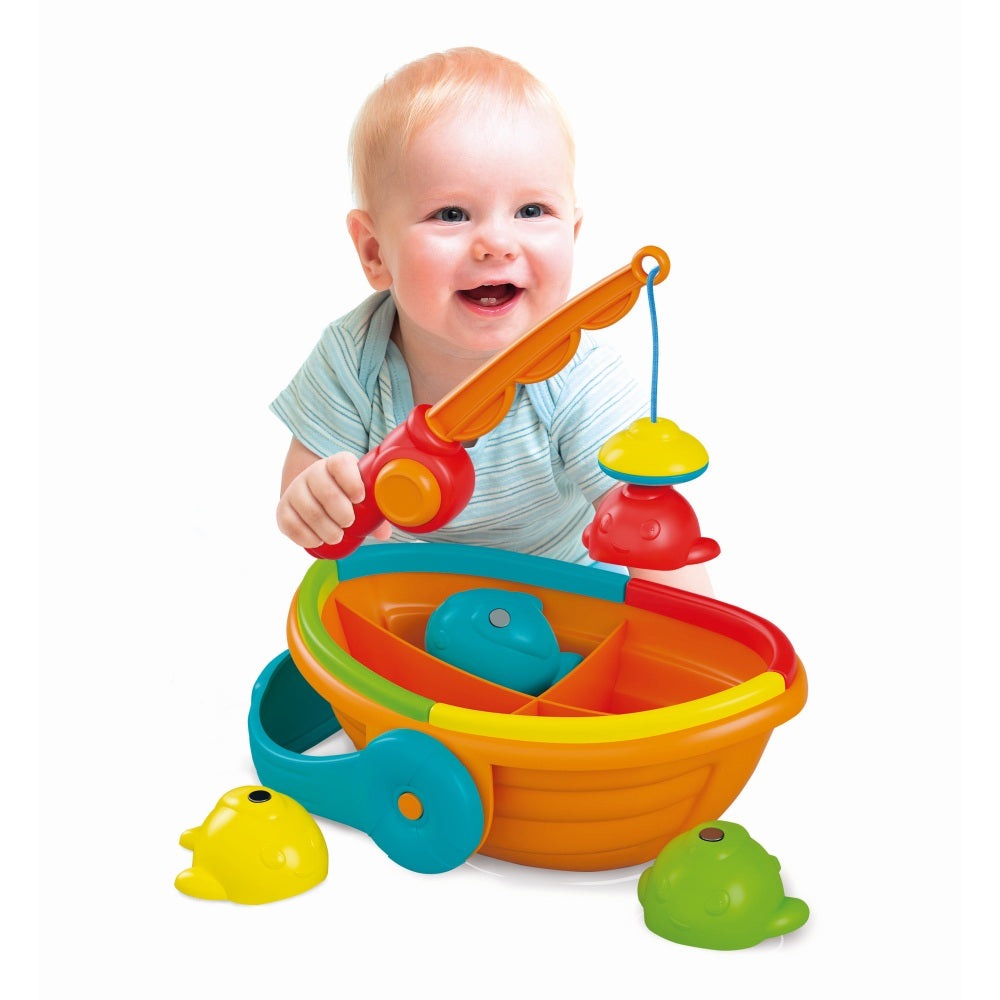 Clementoni Joc educativ de logica pestisori colorati 12-36 luni Colour Fishing