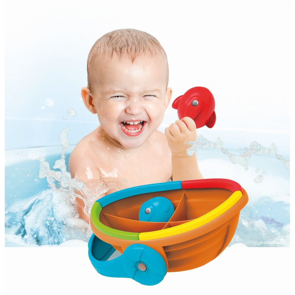 Clementoni Joc educativ de logica pestisori colorati 12-36 luni Colour Fishing