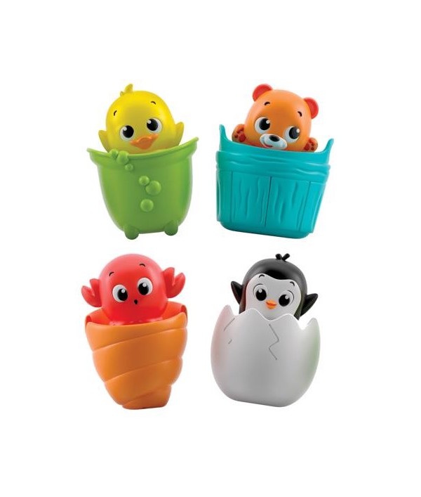 Clementoni jucarie de baie Peekaboo 6m+ 1 buc Imagine principală a produsului