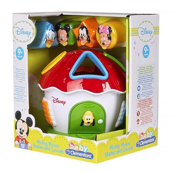 Clementoni Jucarie de sortat forme Mickey si Prietenii 9m+