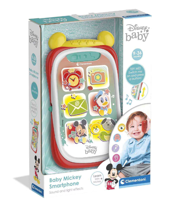 Clementoni jucarie interactiva Smartphone Mickey Mouse 9-36 luni