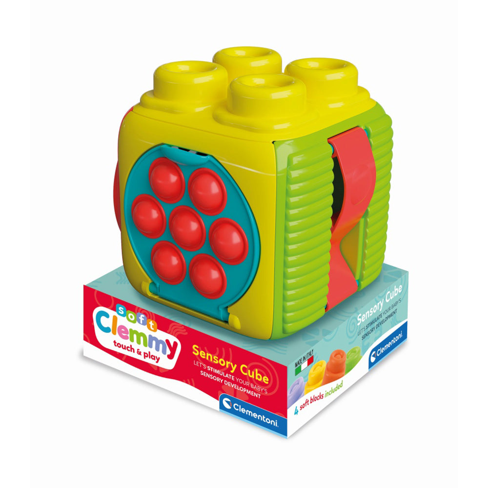 Clementoni Soft Clemmy Cub senzorial cu 6 laturi 6-36 luni