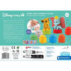 Clementoni Soft Clemmy Disney baby Set 6 blocuri moi Simba si Dumbo 10-36 luni