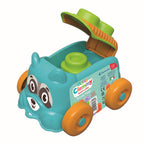 Clementoni Soft Clemmy Jucarie educationala catel albastru cu cuburi moi 6-36 luni