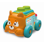 Clementoni Soft Clemmy Jucarie educationala catel portocaliu cu cuburi moi 6-36 luni