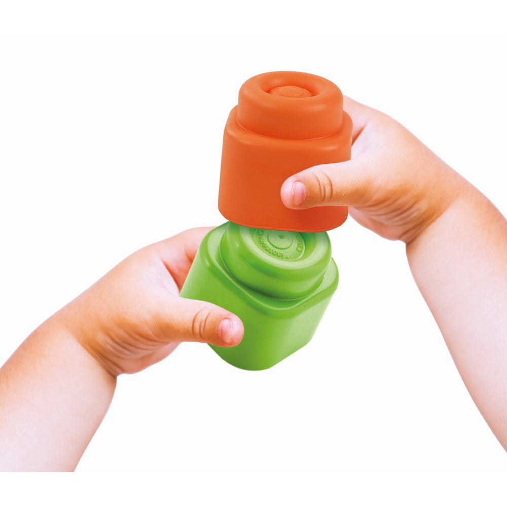 Clementoni Soft Clemmy Jucarie educationala catel portocaliu cu cuburi moi 6-36 luni