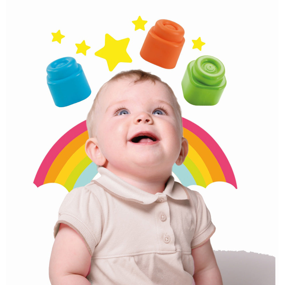 Clementoni Soft Clemmy Set 20 de cuburi in plasa 6-36 luni
