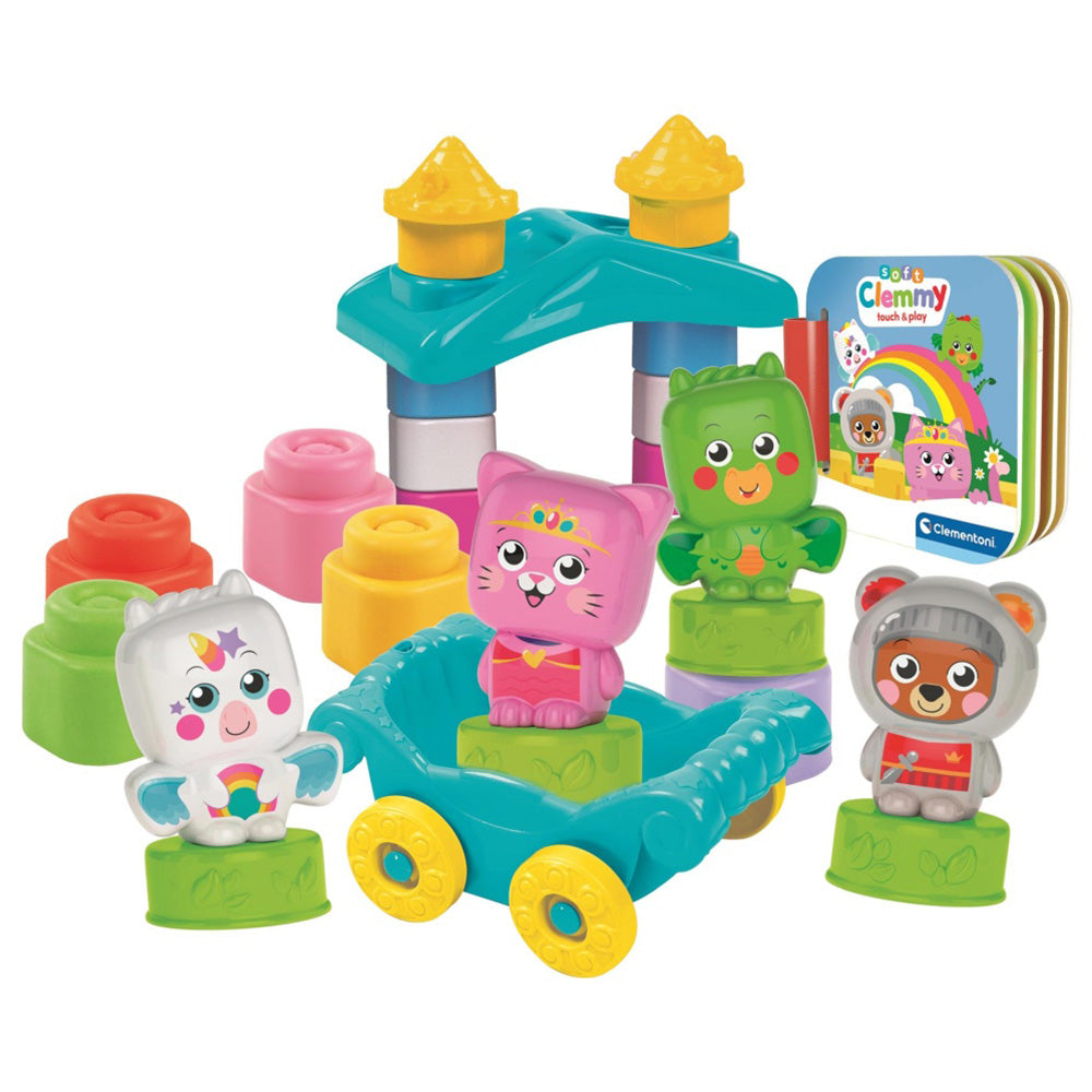 Clementoni Soft Clemmy Set 3 figurine eroi si printese 6-36 luni