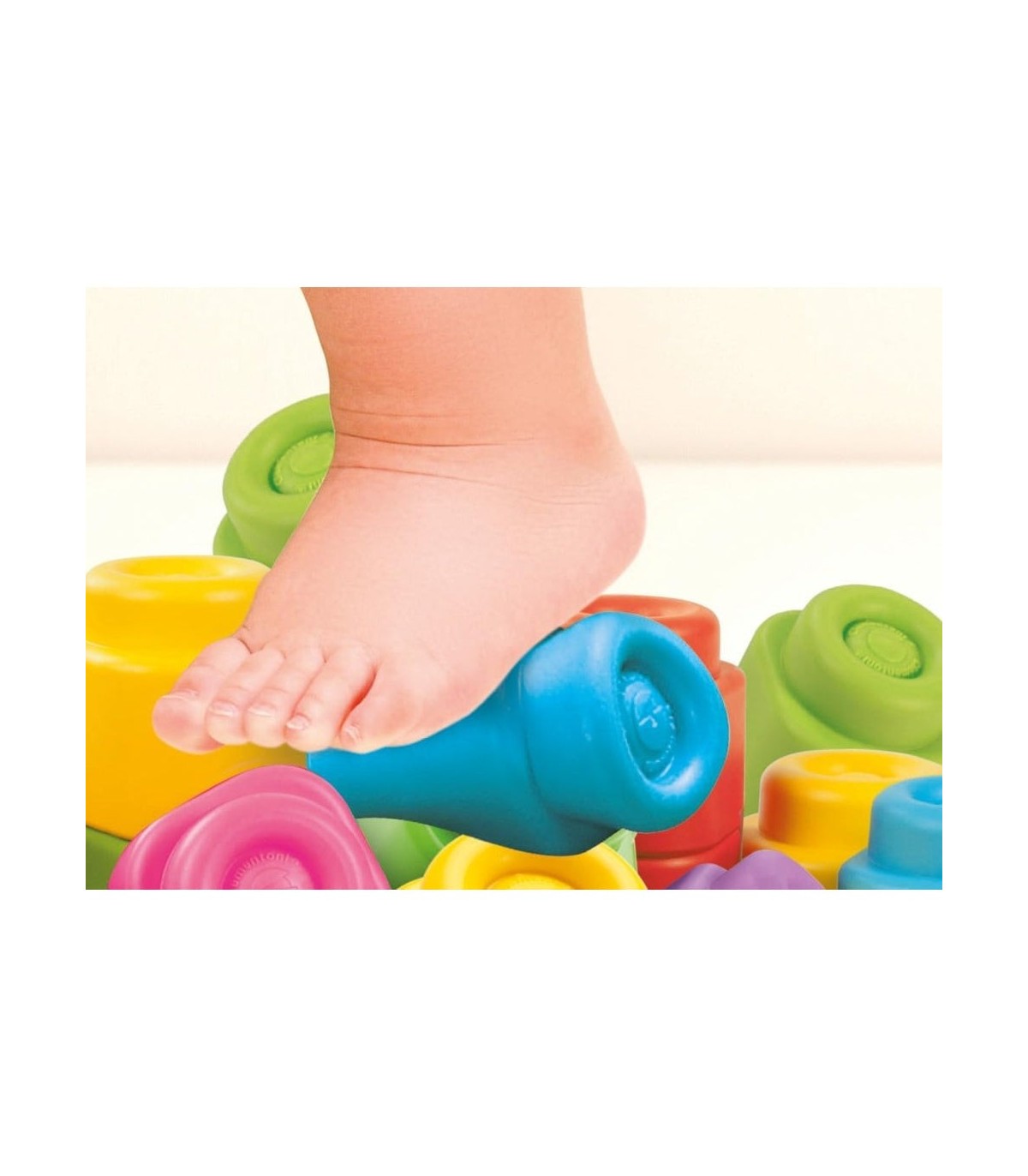 Clementoni Soft Clemmy set cuburi de constructii moi 6-36 luni Cos Catelus