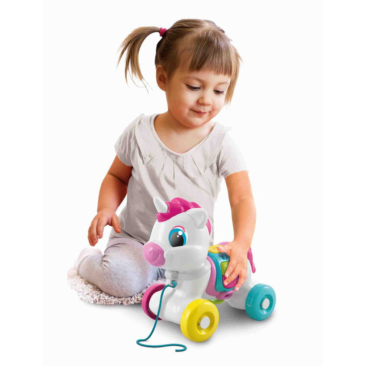 Clementoni unicorn interactiv de tras 6-36 luni