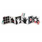 Clementoni Baby carte moale 0m+, Baby Book Alb-Negru 01