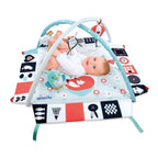 Clementoni Baby covor de joaca 0m+, Baby Gym Alb-Negru 01