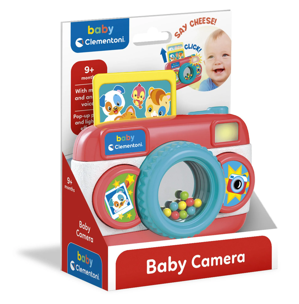 Clementoni Baby jucarie muzicala Camera foto interactiv 9m+