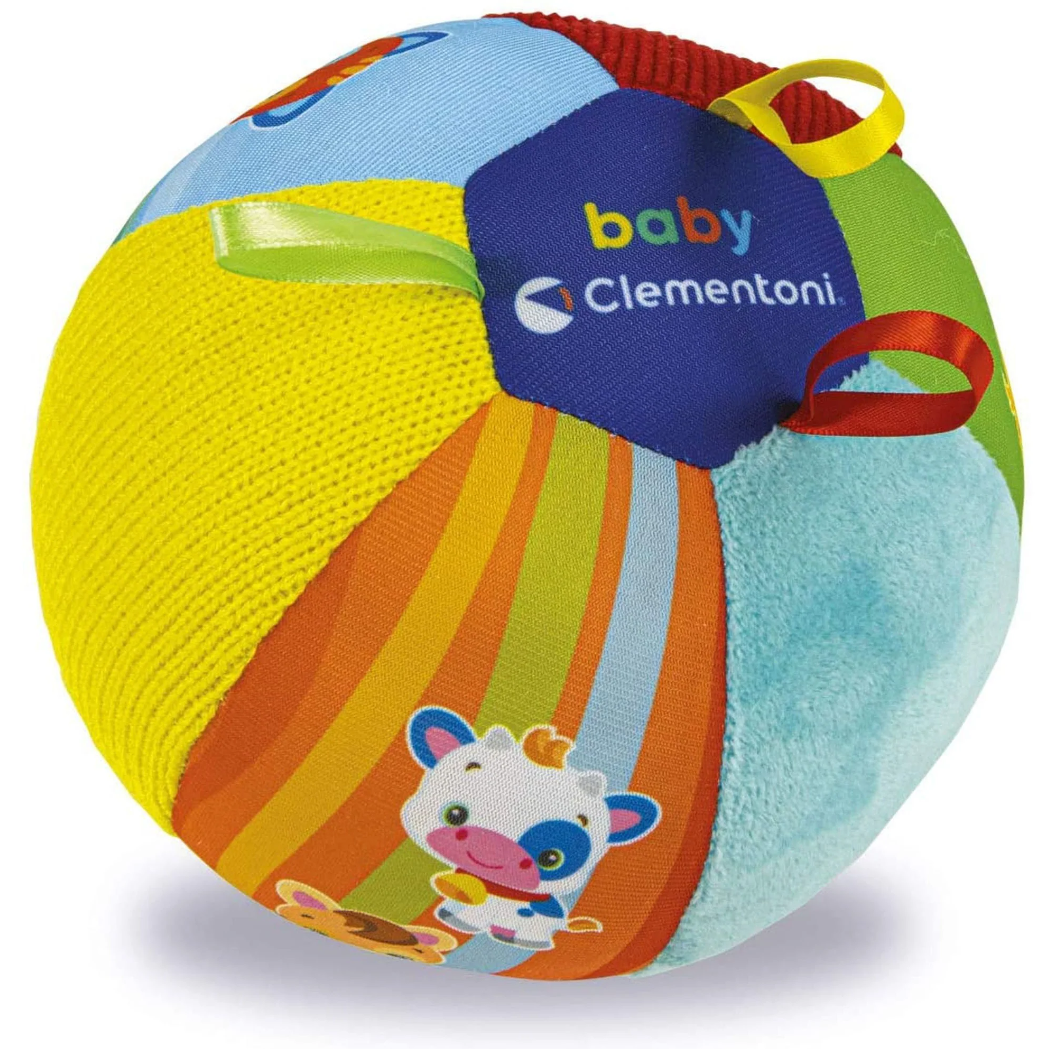 Clementoni Baby jucarie muzicala Minge colorata 3m+